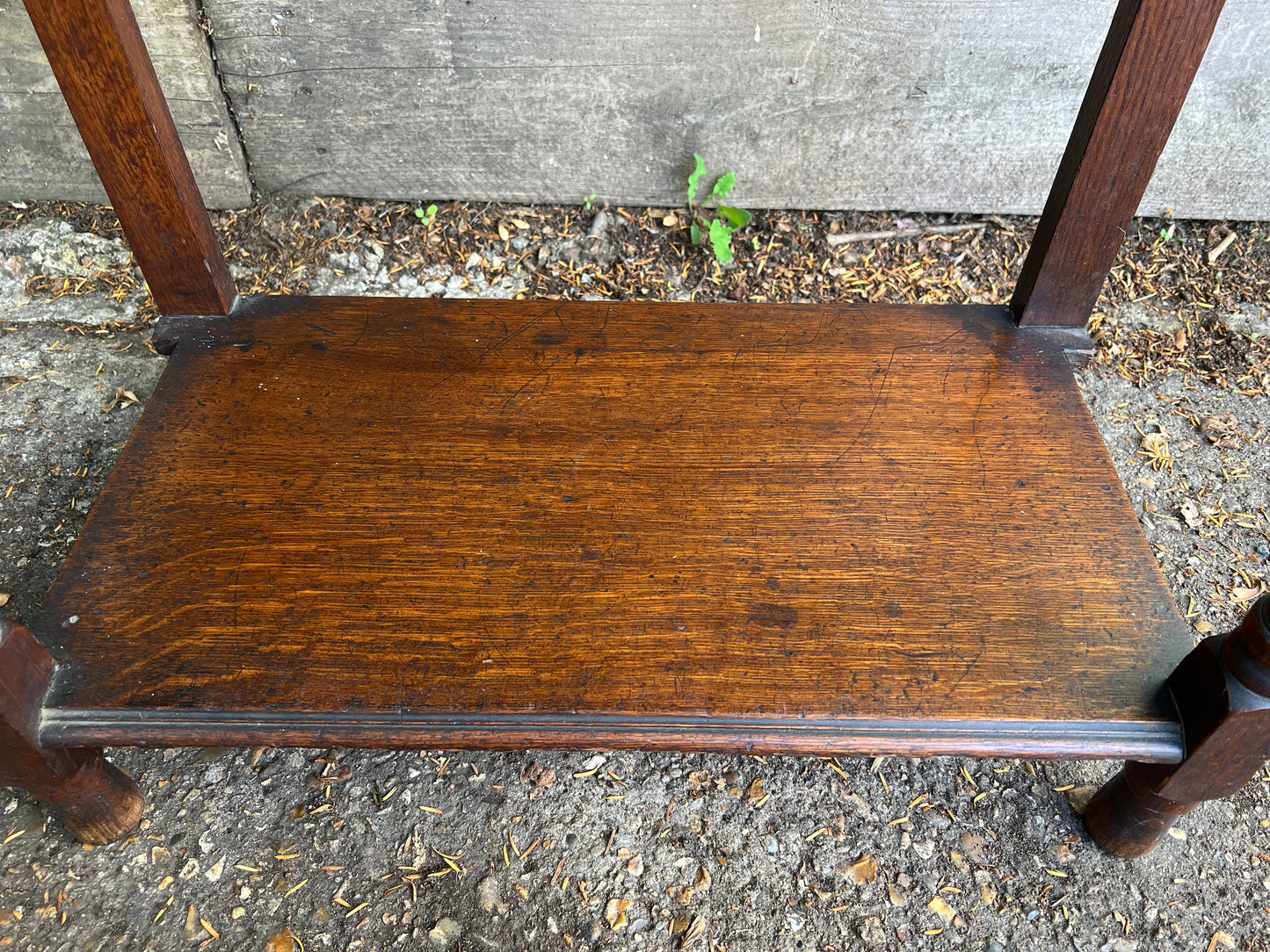 Antique Oak Hall Stand
