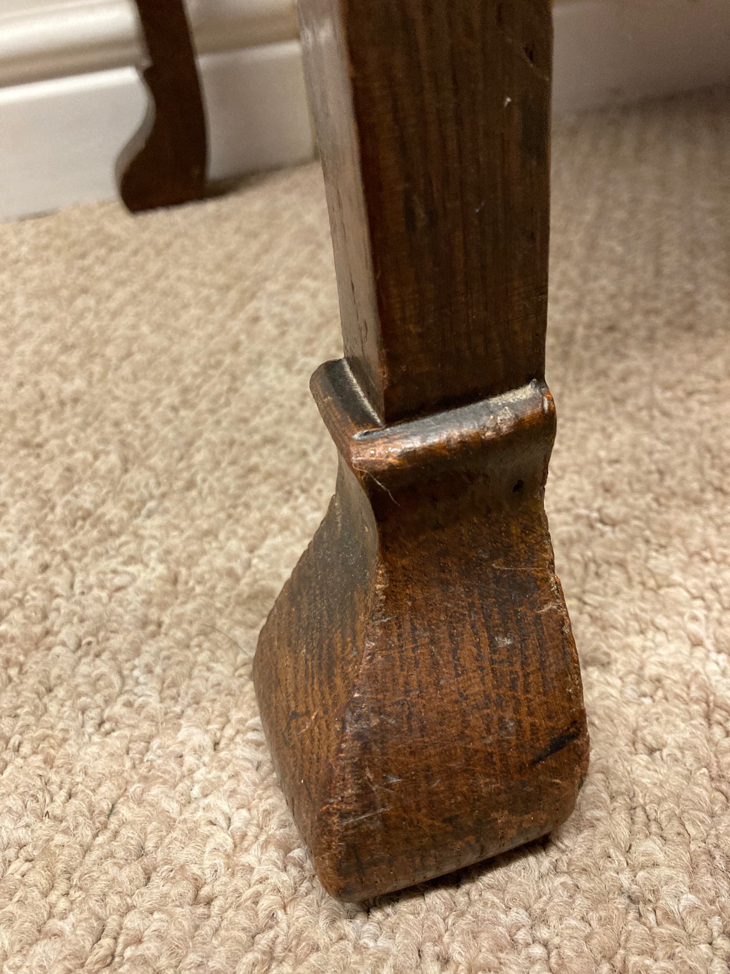 Antique Side Table Lamp Table Six Small Drawers In Need Of Some TLC