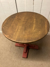 Load image into Gallery viewer, Solid Round Painted Pedestal Dining Table Kitchen Table
