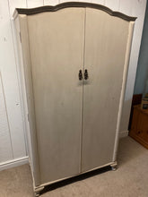 Load image into Gallery viewer, Cream Painted Vintage Wardrobe
