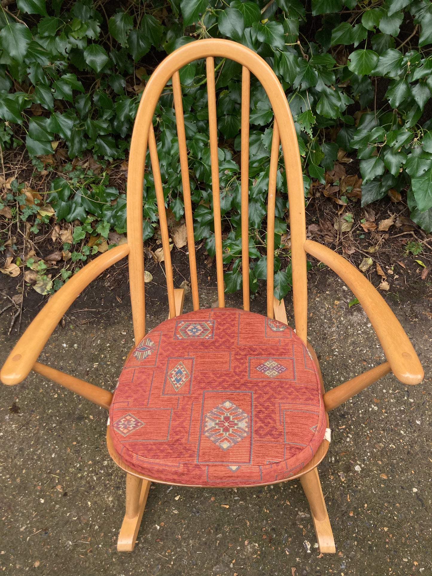 Mid Century Blonde Ercol Quaker Rocking Chair