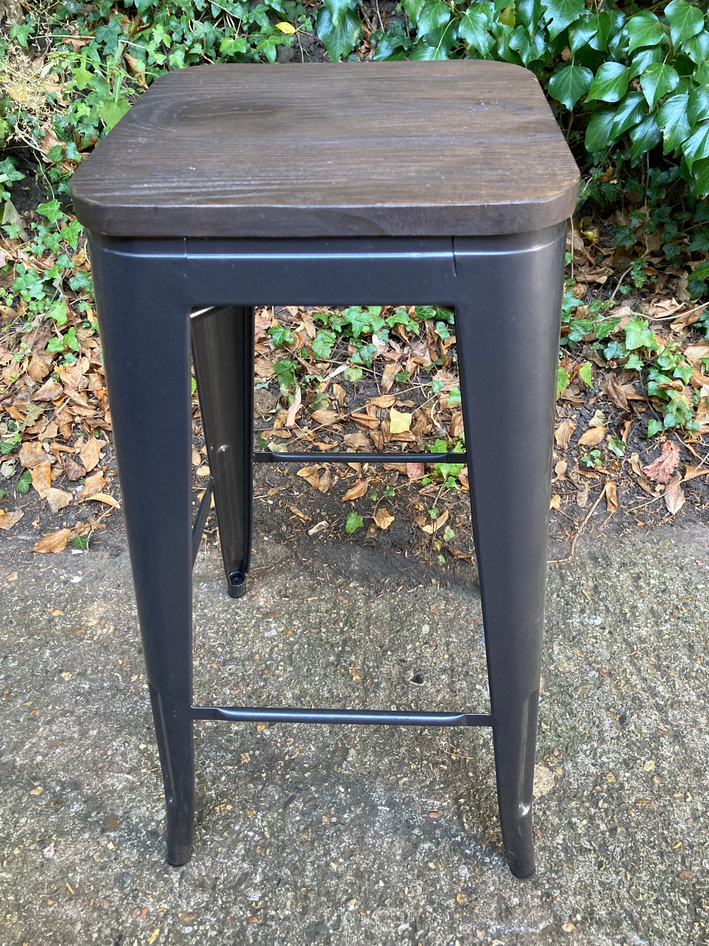Metal And Wood Bar Stools