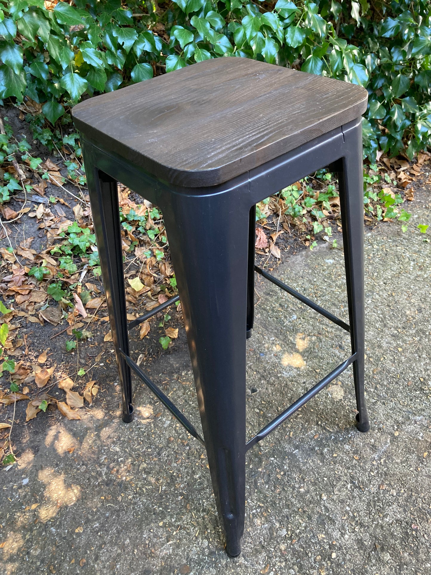 Metal And Wood Bar Stools