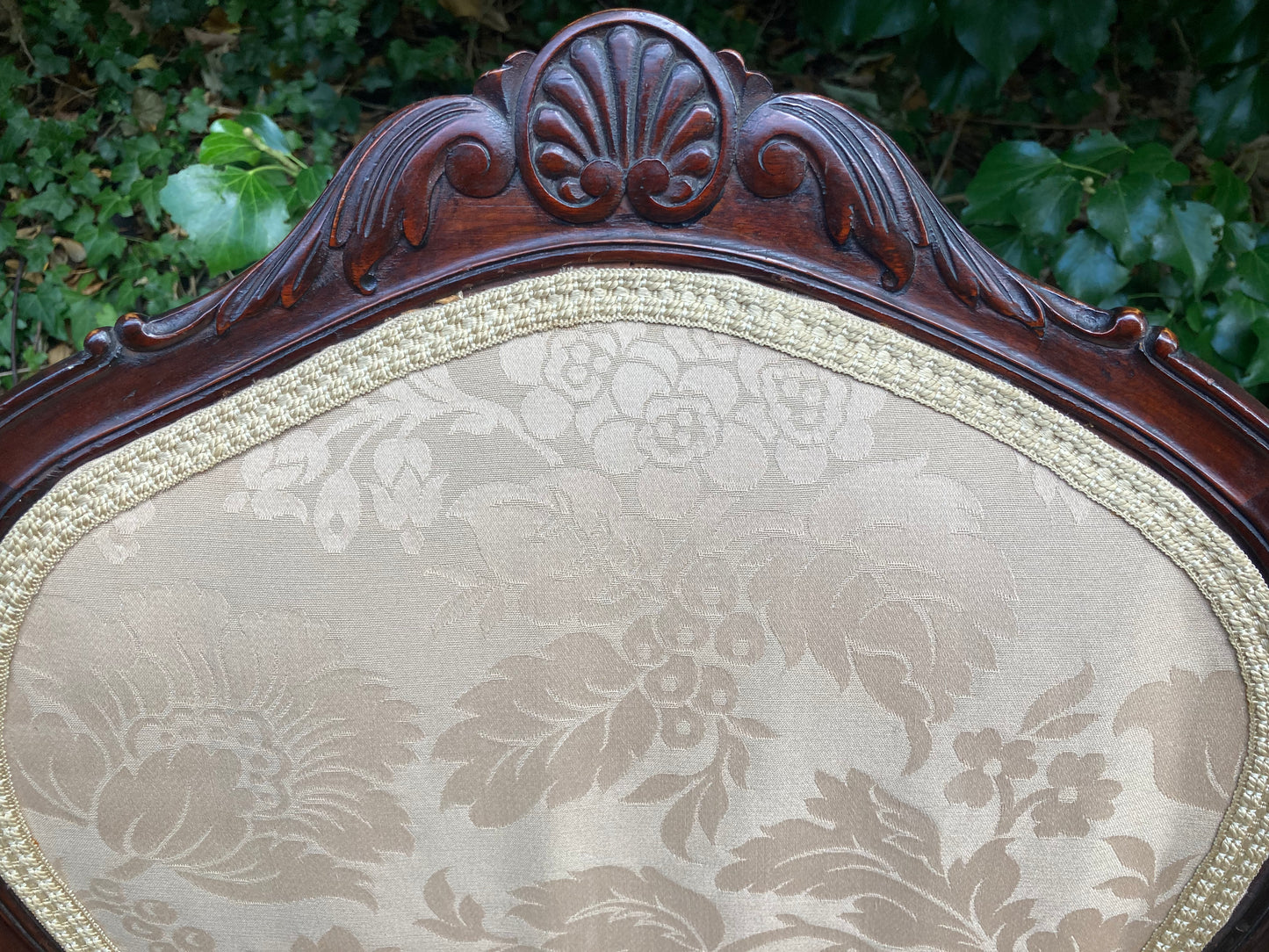 Vintage Mahogany French Style Armchair