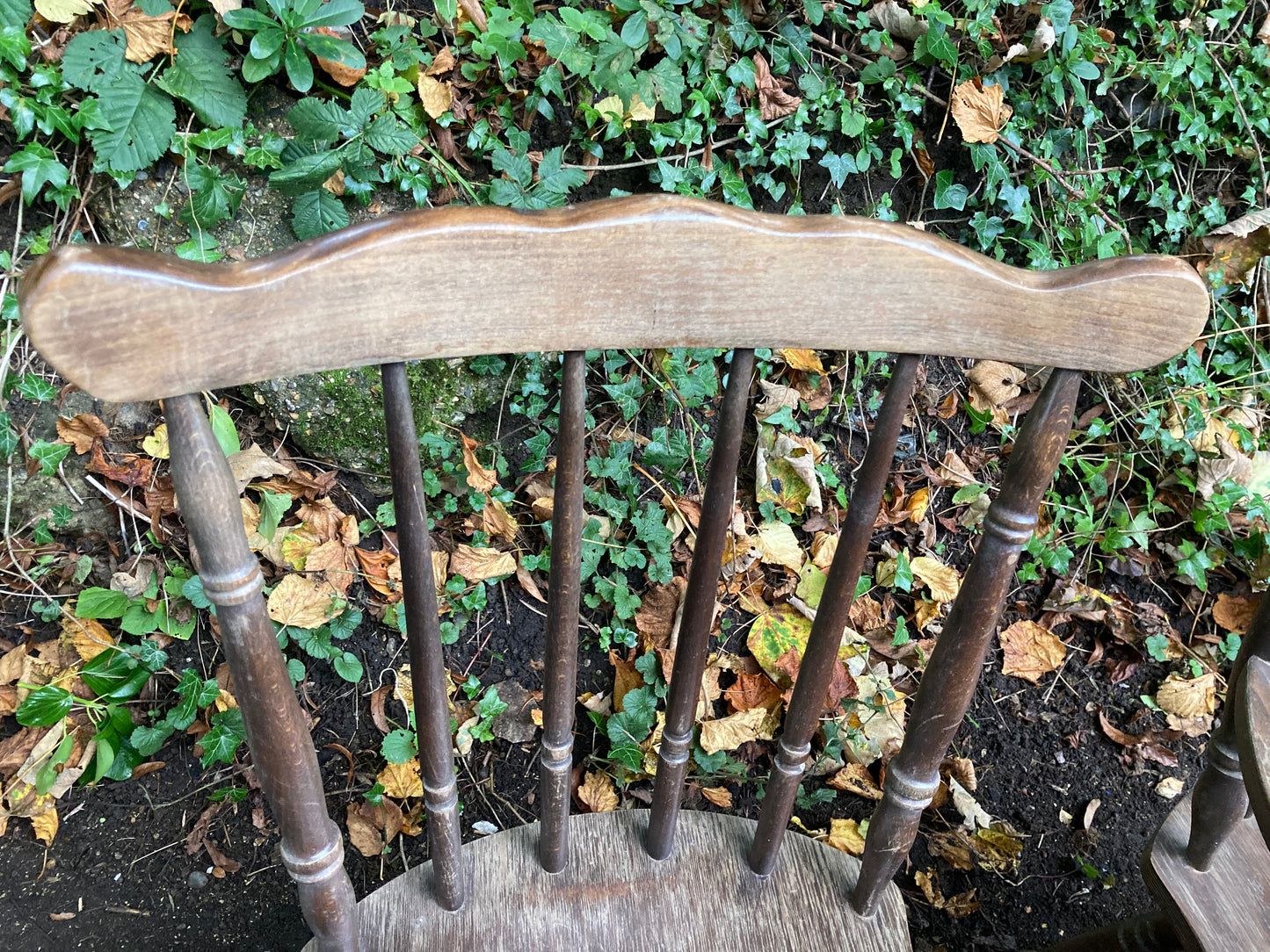 Set Of Four Spindle Back Chairs