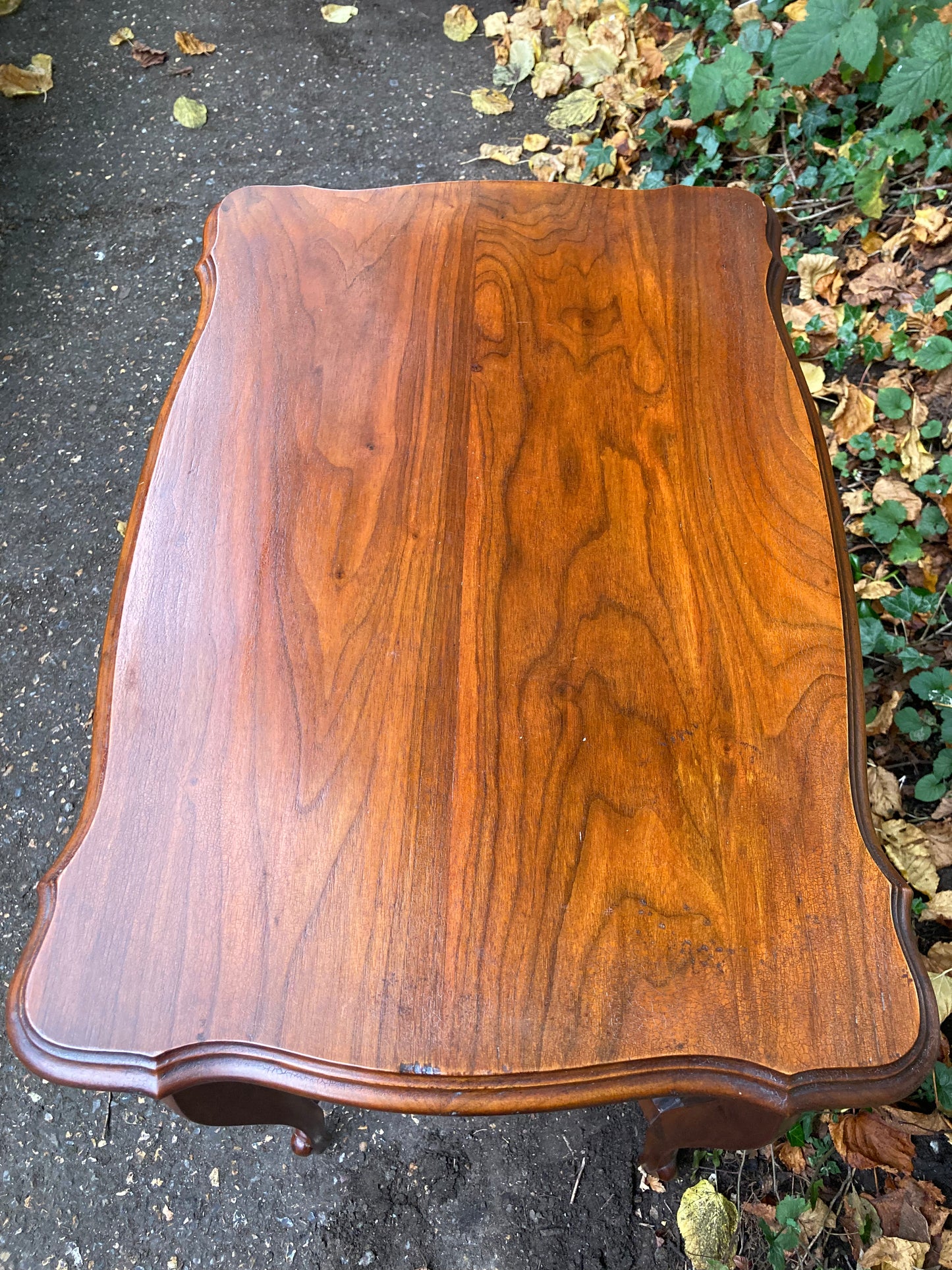 Vintage Occasional Table With A Shelf