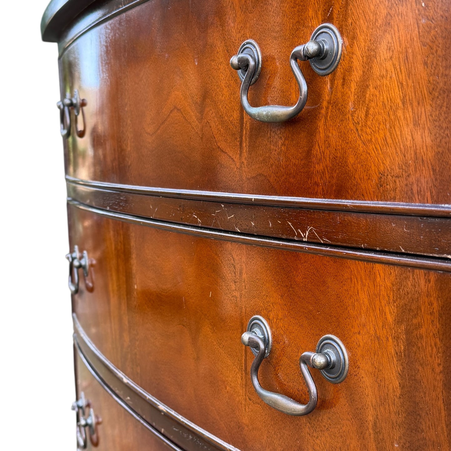 Mahogany Style Chest of Drawers – Four Drawer Chest with Dovetail Joints