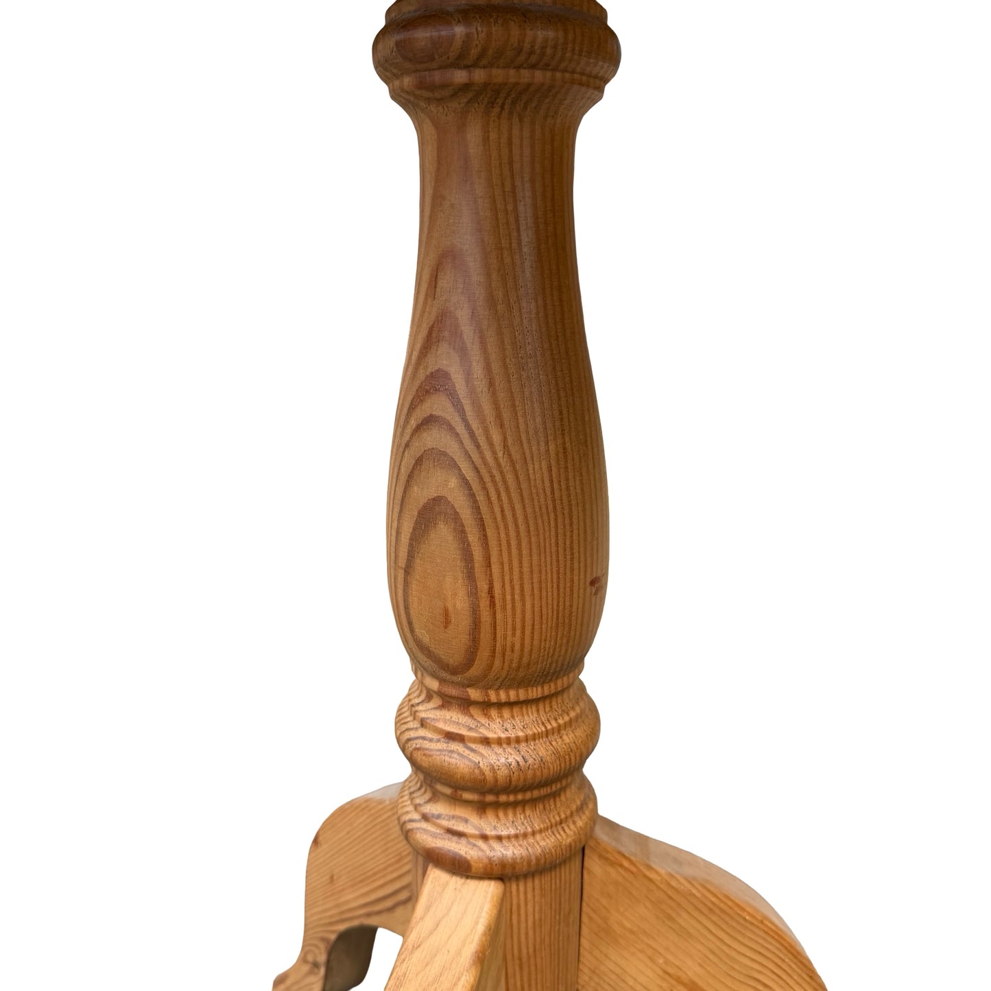 Contemporary Pine Side Table - Round Tripod Pedestal Wine Table Project 64cm
