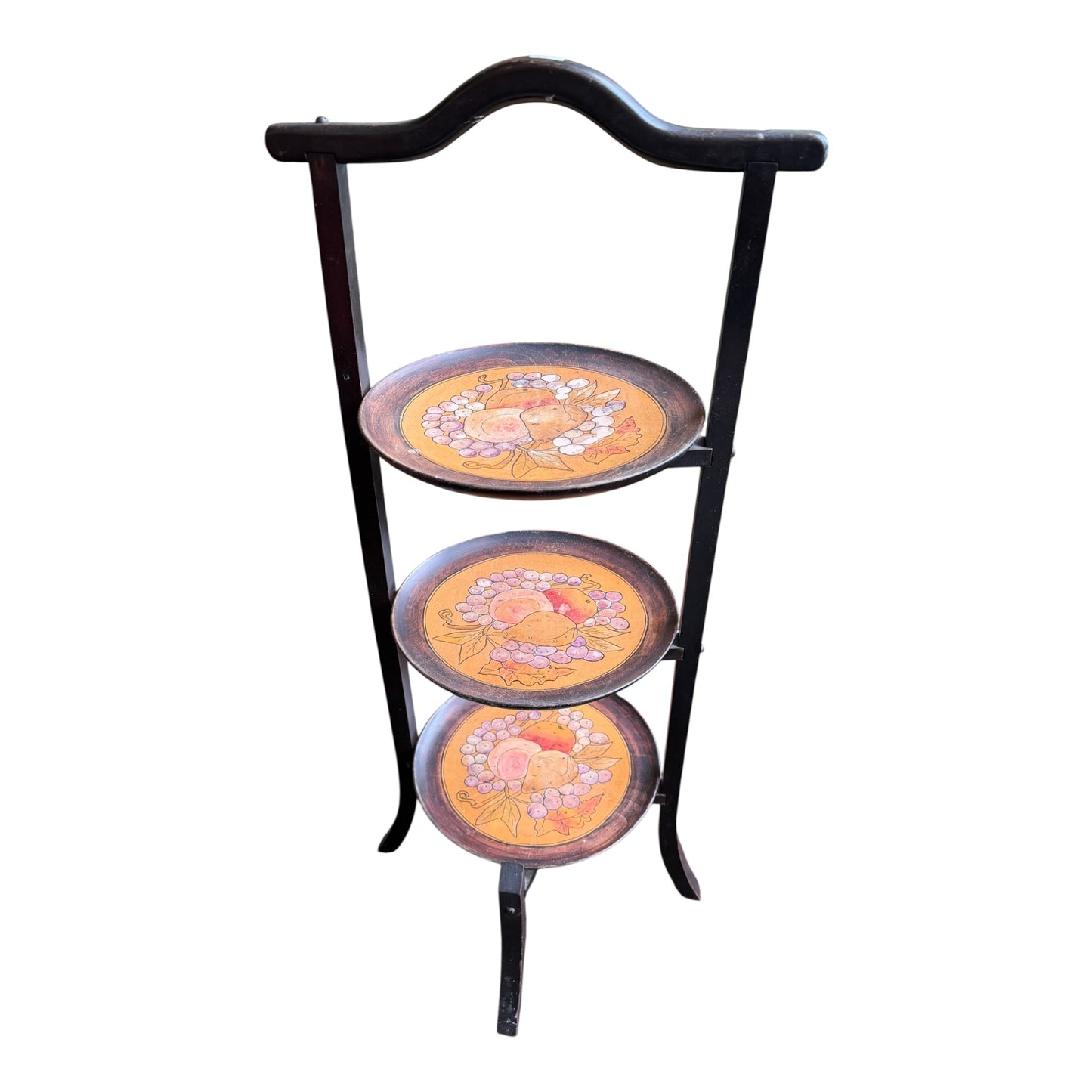 Oriental Style Three Tier Display Shelf Stand