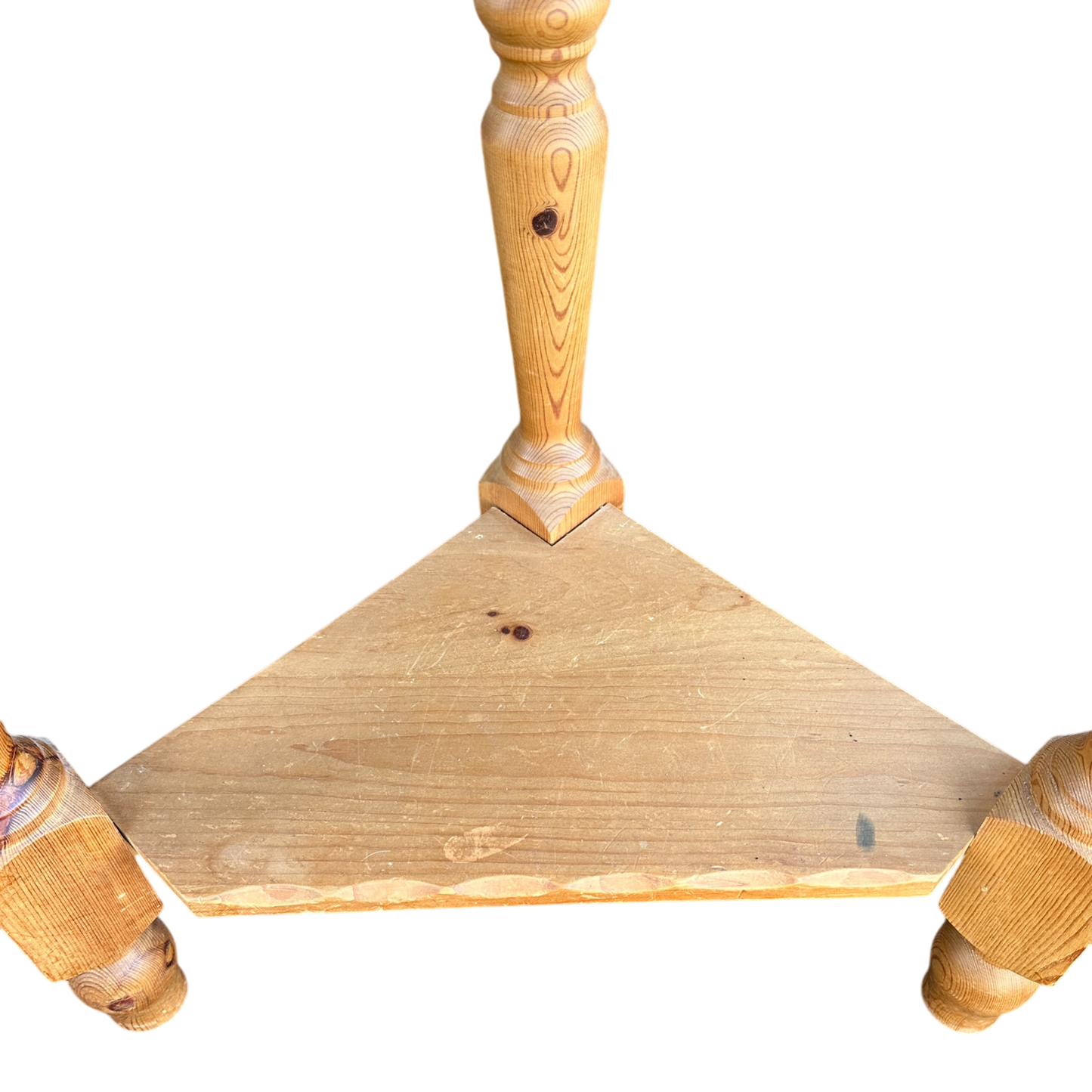 Solid Pine Corner Occasional Table