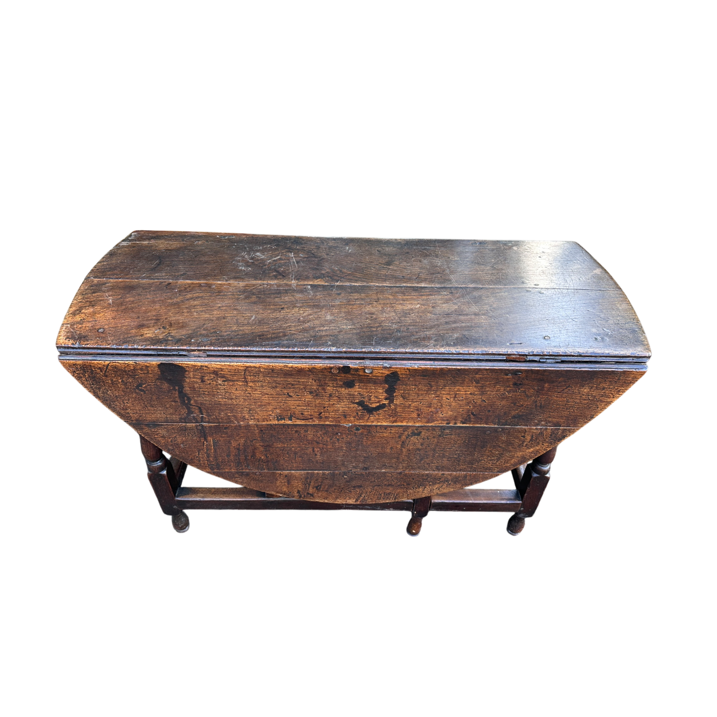 Antique Oak Drop Leaf Gate leg Dining Table