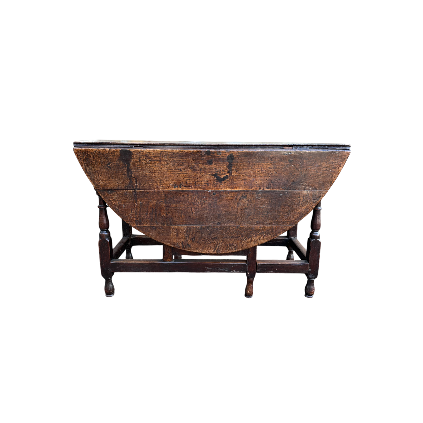 Antique Oak Drop Leaf Gate leg Dining Table
