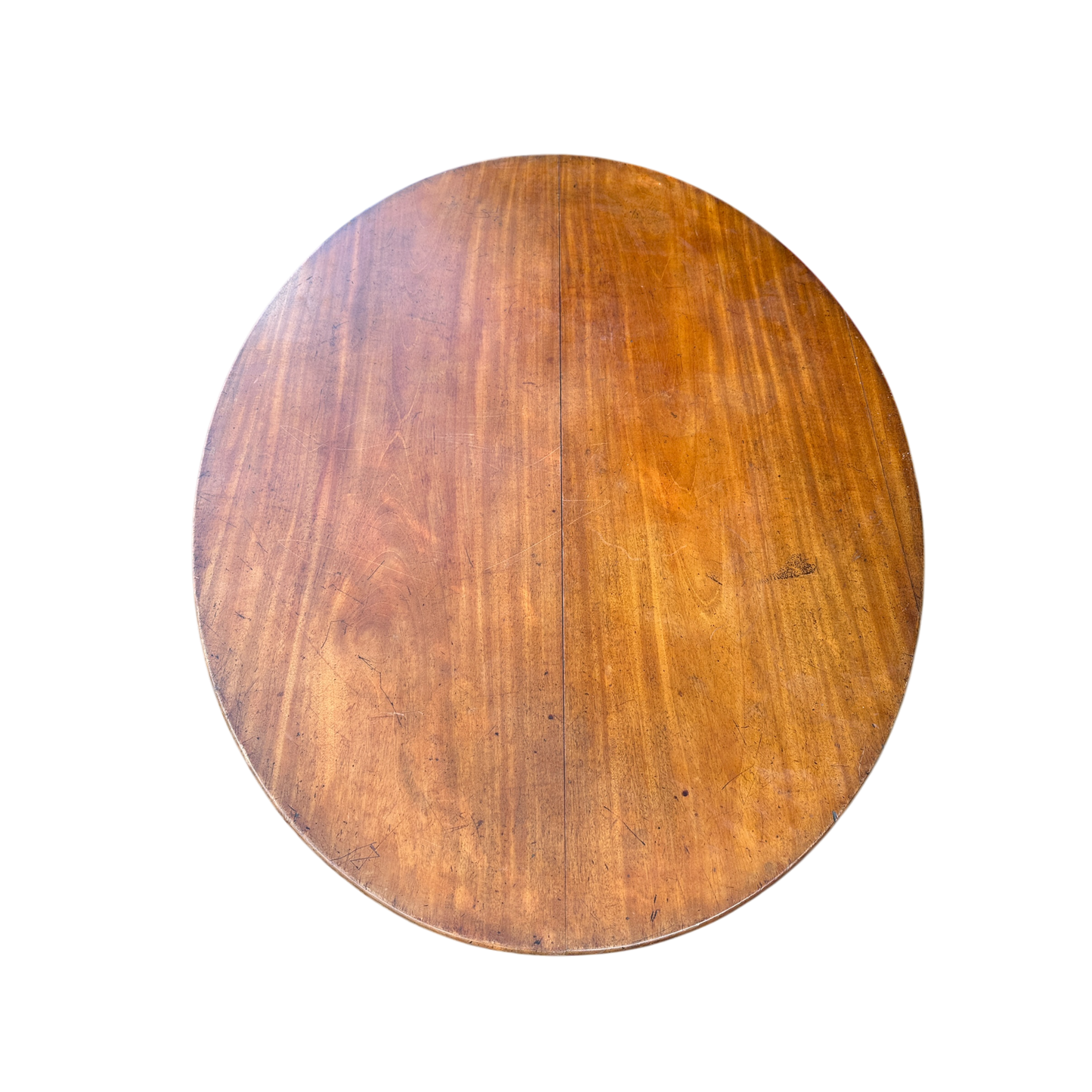 19th Century Mahogany Oval Dining Table on cabriole legs