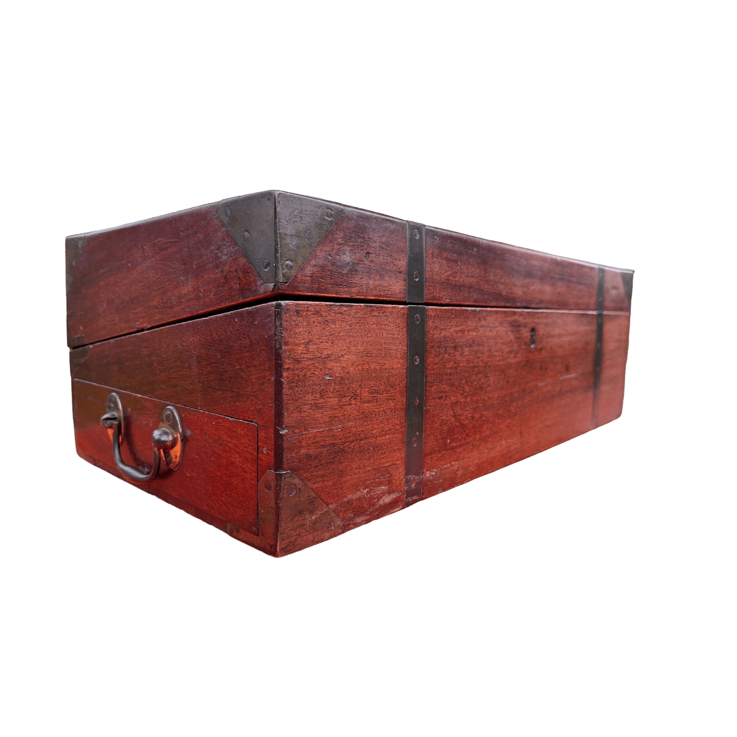 Antique Campaign Style Writing Slope BoxThe Furniture Recycling Shop