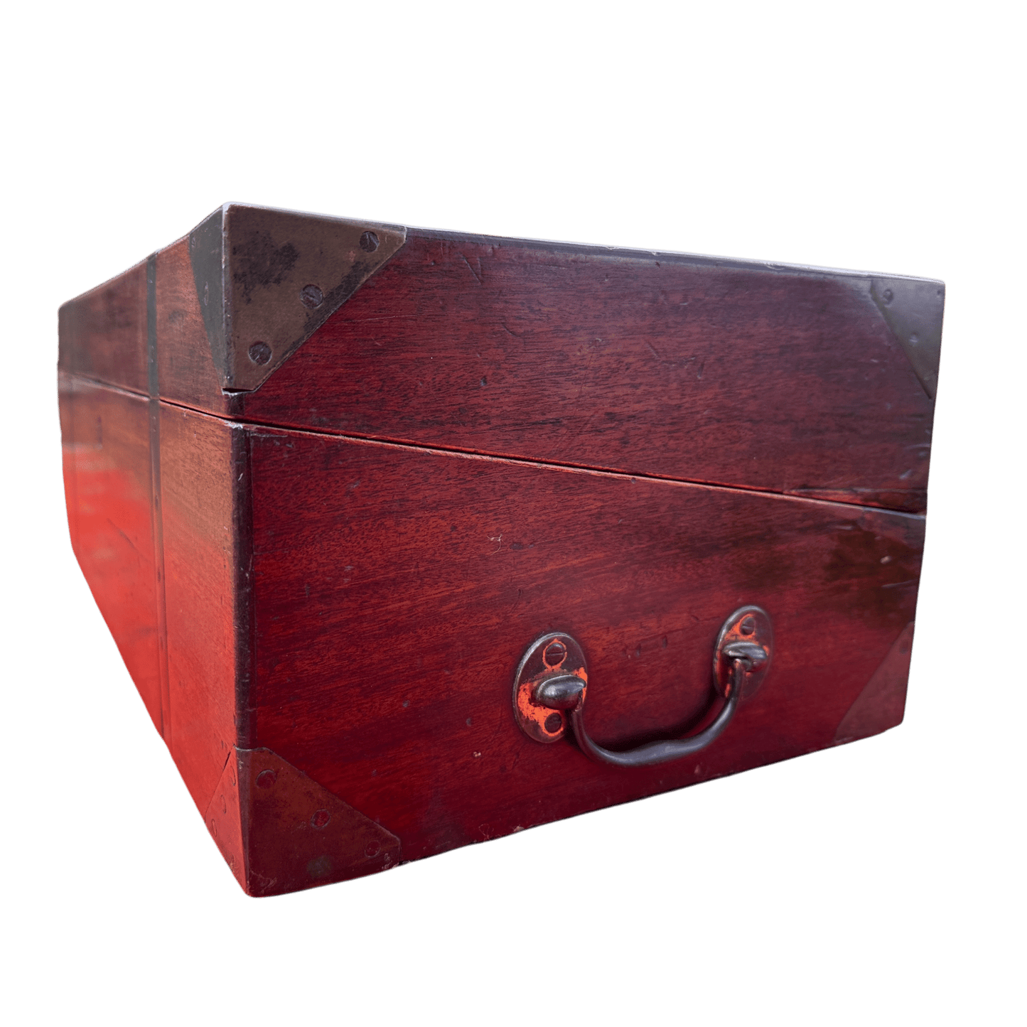 Antique Campaign Style Writing Slope BoxThe Furniture Recycling Shop