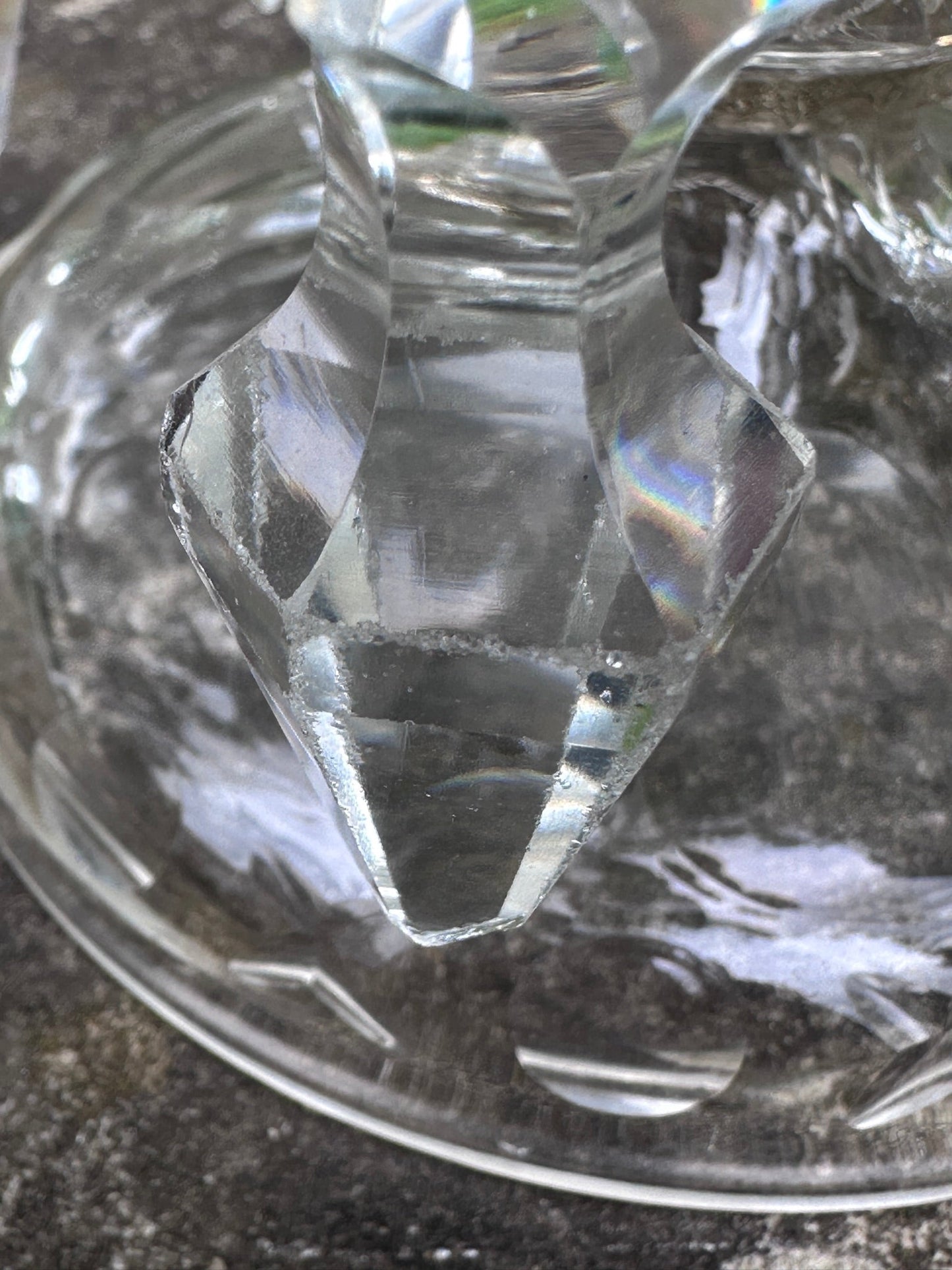 Antique Cut Glass Lustre VaseThe Furniture Recycling Shop
