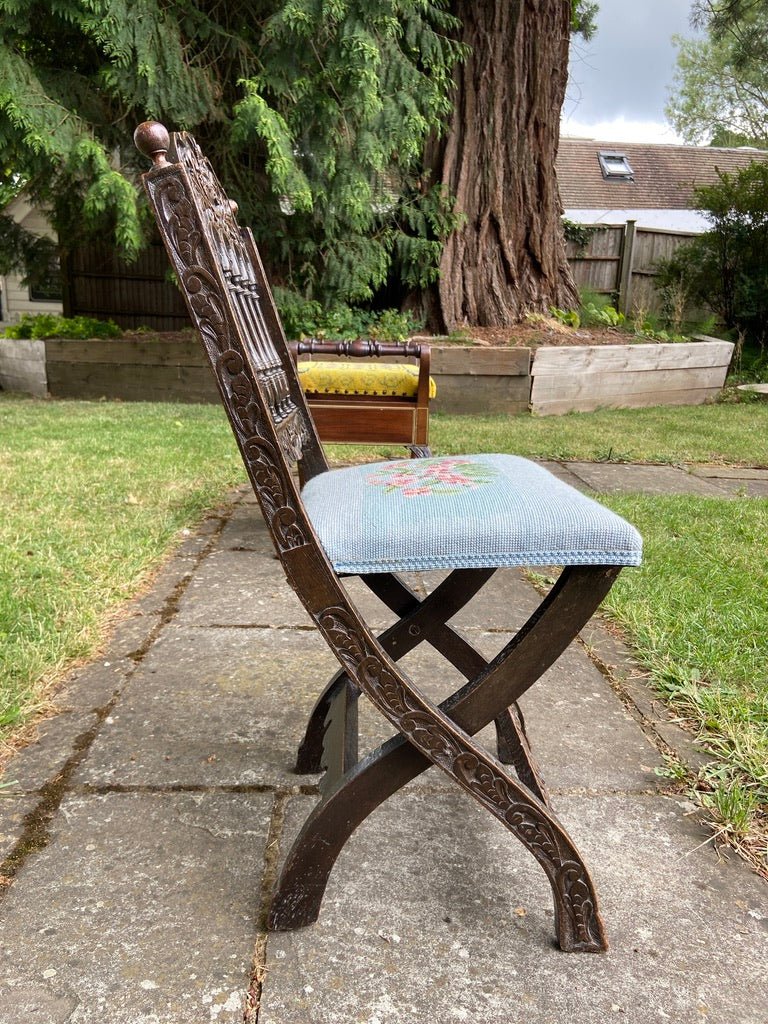 Antique Dutch Oak Early 19th Century Sermon Church ChairThe Furniture Recycling Shop