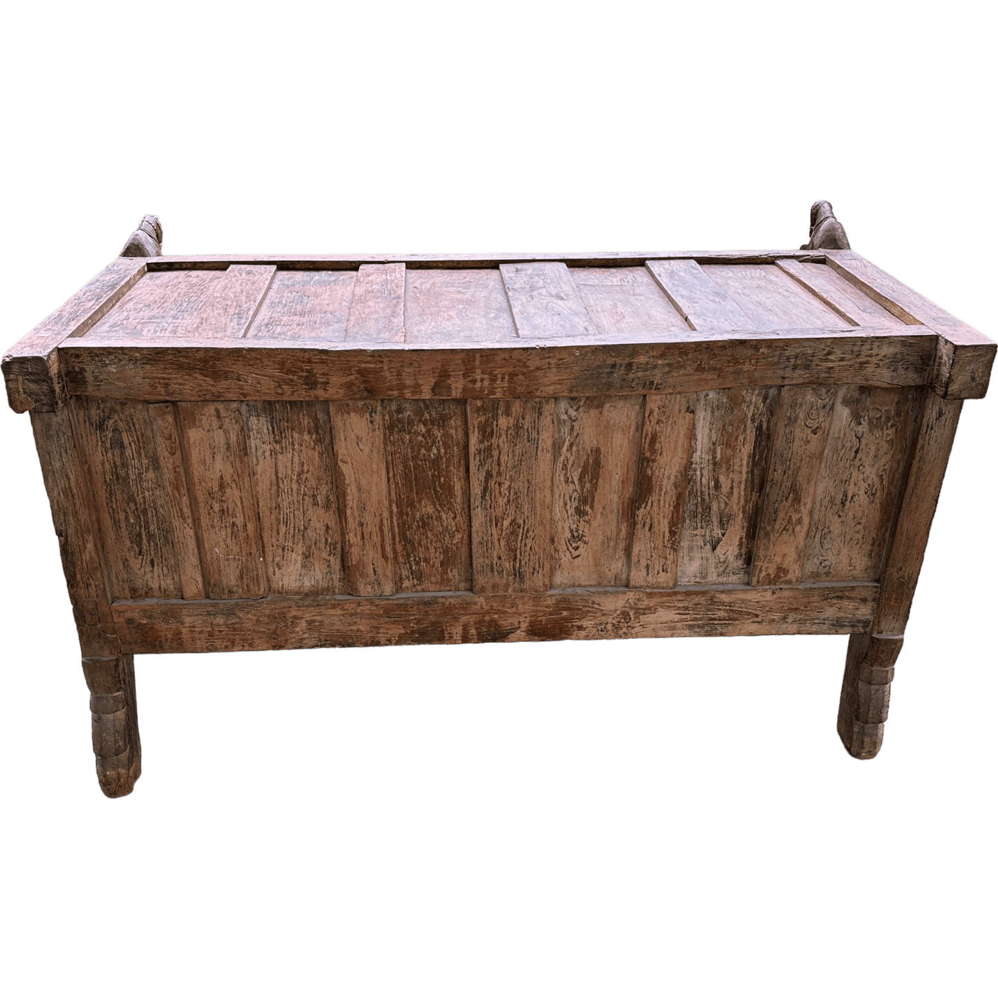 Antique Indian Damchiya Dowry Chest Hand Carved Hardwood SideboardThe Furniture Recycling Shop