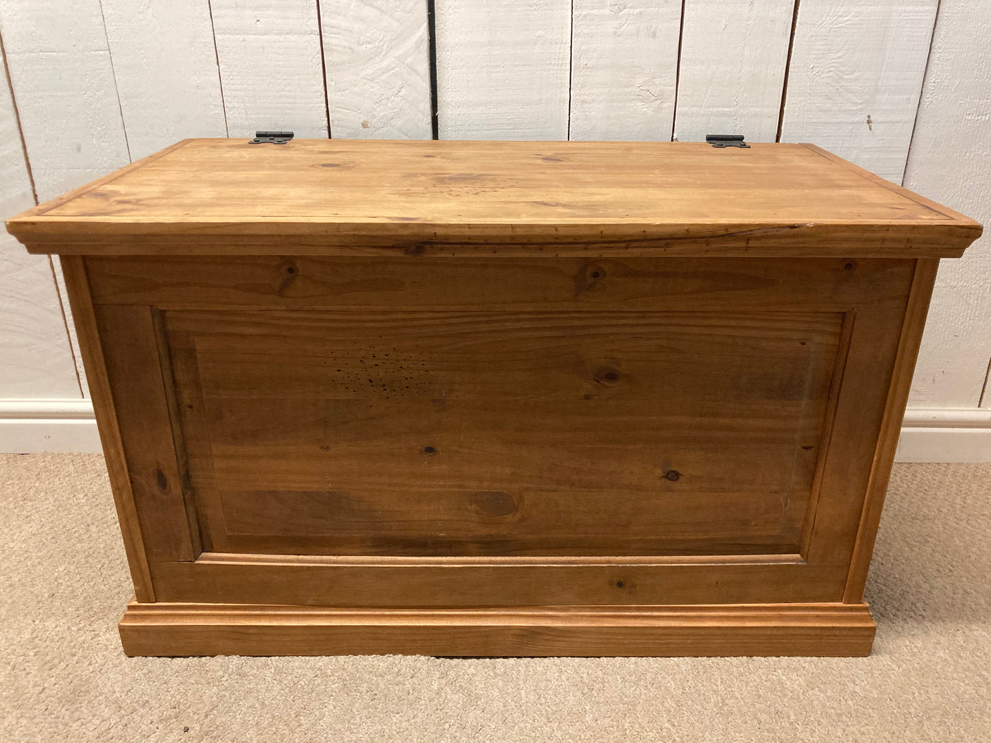 Solid Pine Trunk Blanket Box Storage