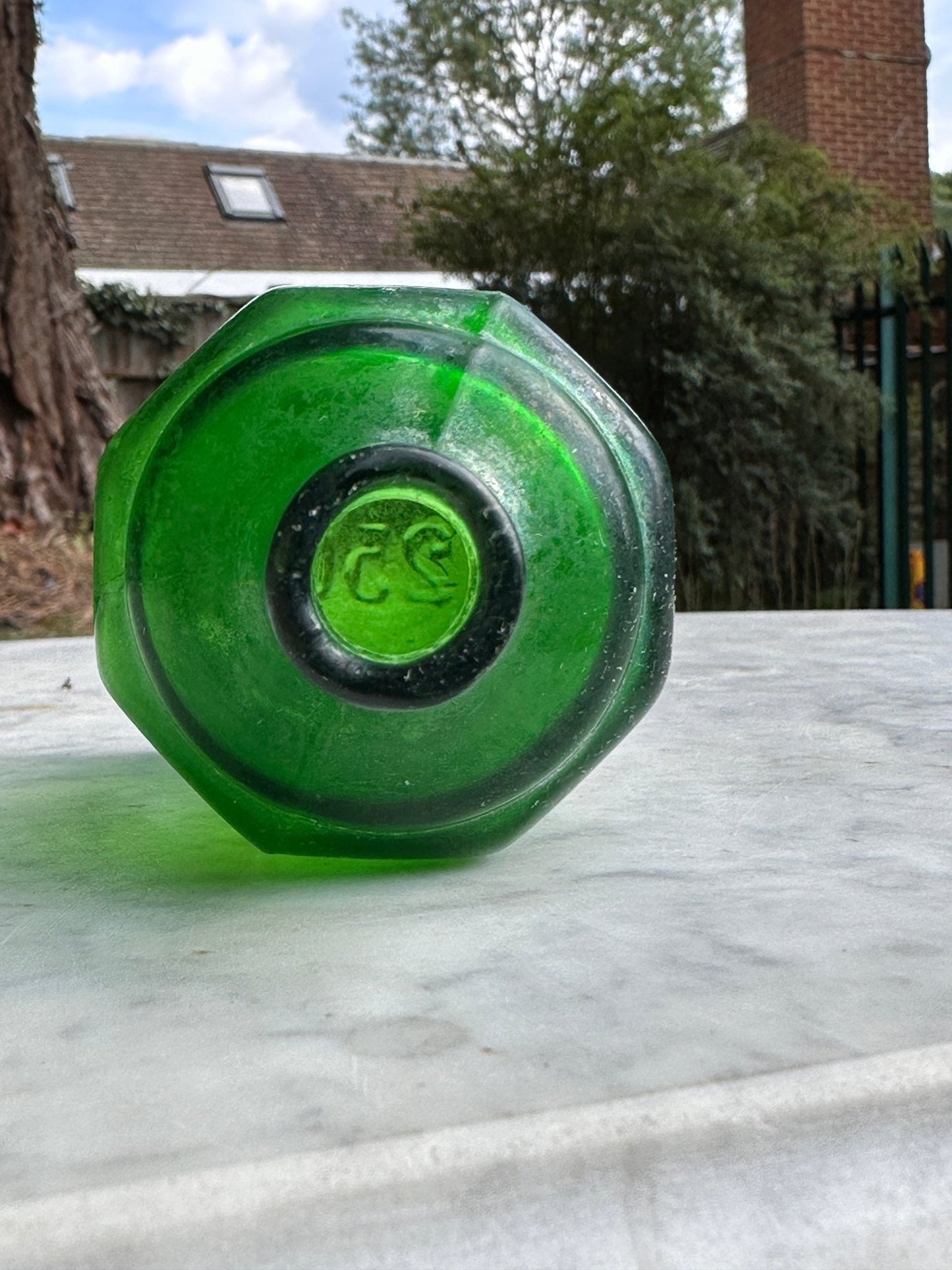 Lysoform Antique Green Bottle - Vintage Glass BottleThe Furniture Recycling ShopBottle