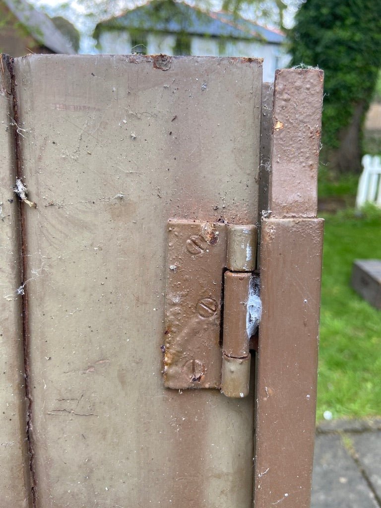 Pair of Vintage French Painted Window ShuttersThe Furniture Recycling ShopFurniture