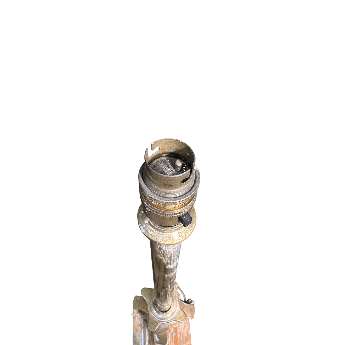 Vintage Fluted Column Adjustable Floor Standard LampThe Furniture Recycling Shop