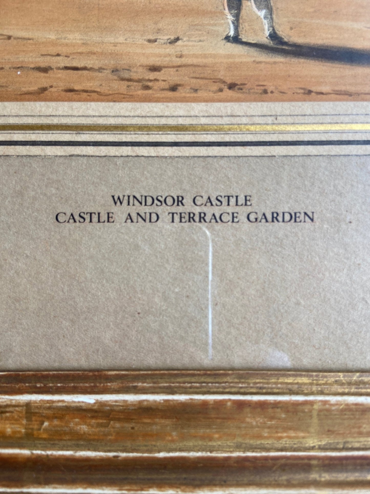 Vintage Framed Print of Windsor Castle and Terrace Gardens PictureThe Furniture Recycling Shop
