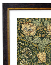 Load image into Gallery viewer, Honeysuckle - William Morris Pattern Artwork Print. Framed Wall Art PictureVintage Frog T/APictures &amp; Prints
