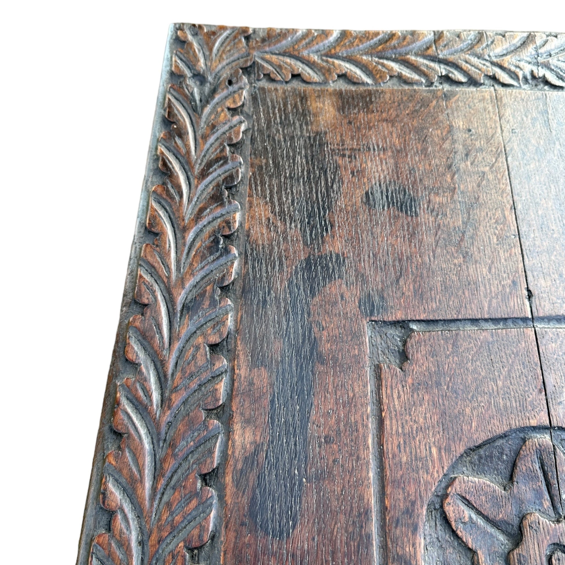19th Century Carved Oak Hall Console TableThe Furniture Recycling Shop
