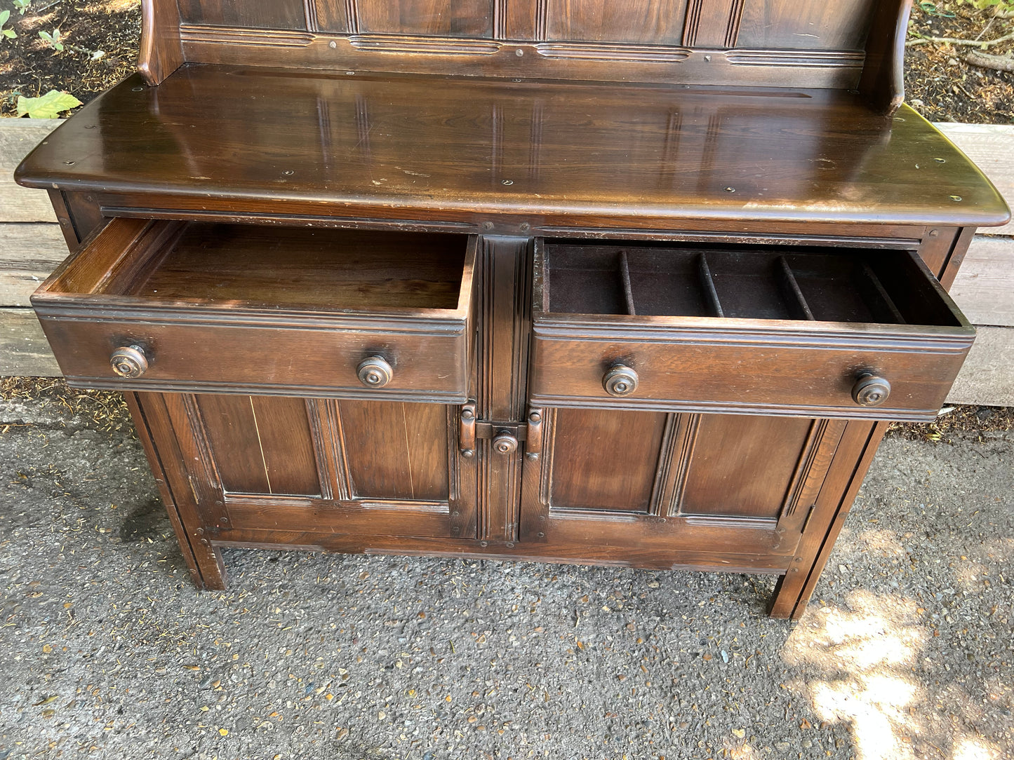 Ercol Dark Wood Dresser