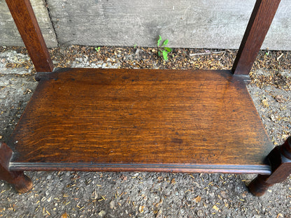Antique Oak Hall Stand