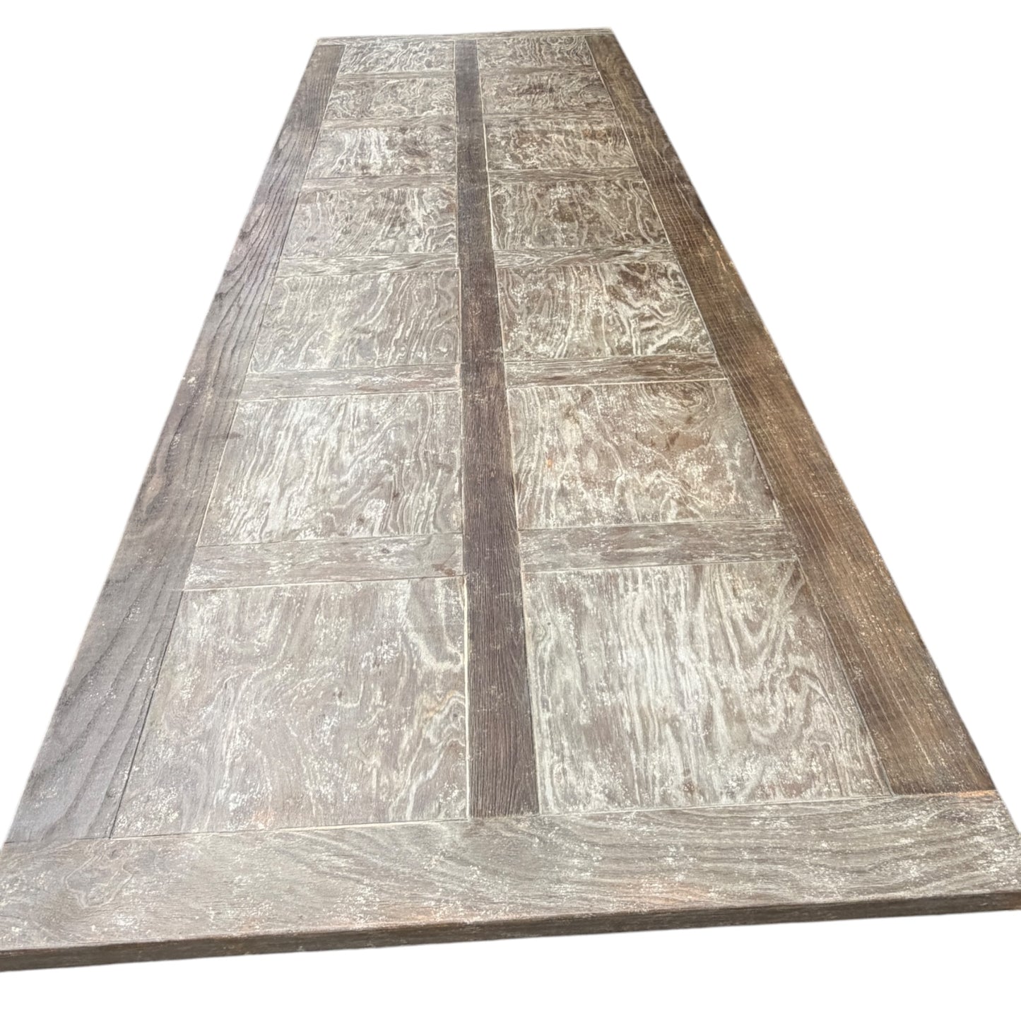 Flamant “Reggie” 3.2m Dining Table – Handmade Reclaimed Wood Country House Style