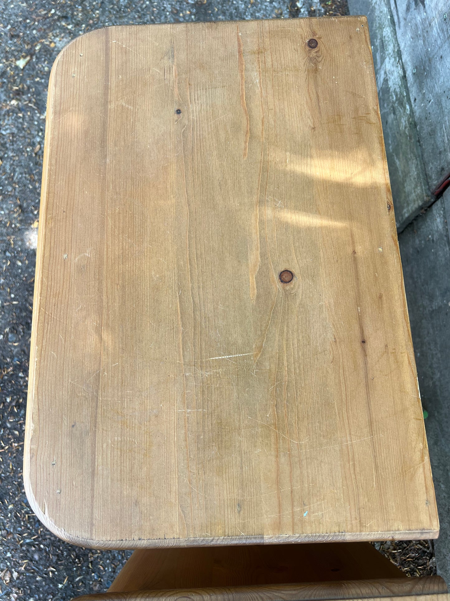 Pair Solid Pine Bedside Tables