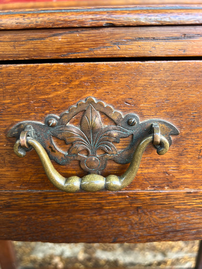 Antique Oak Hall Stand