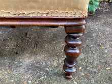 Load image into Gallery viewer, Victorian Mahogany Carved Pair Of Low Chairs On Turned Legs
