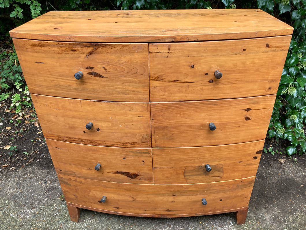 Ponderosa Pine Chest Of Drawers Six Over One