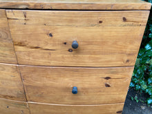 Load image into Gallery viewer, Ponderosa Pine Chest Of Drawers Six Over One
