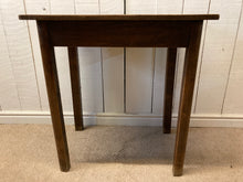 Load image into Gallery viewer, Vintage Oak Small Table With A Drawer To One End
