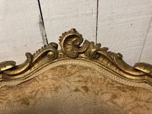 Load image into Gallery viewer, Pair French Louis XV Style Gold Frame Armchairs
