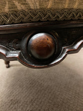 Load image into Gallery viewer, Victorian Carved Button Back Armchair
