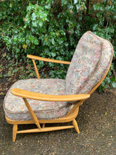 Load image into Gallery viewer, Retro Mid Century Blonde Ercol Armchair In Need Of New Webbing
