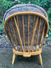 Load image into Gallery viewer, Retro Mid Century Blonde Ercol Armchair In Need Of New Webbing
