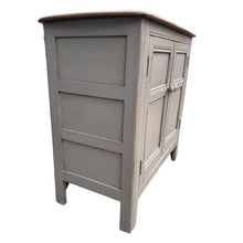 Load image into Gallery viewer, Small Grey Taupe Painted Ercol Cupboard Cabinet Sideboard
