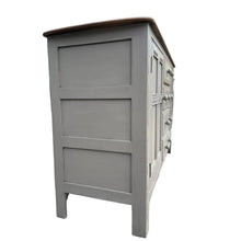 Load image into Gallery viewer, Ercol Taupe Grey Painted Sideboard With Four Drawers And Two Cupboards
