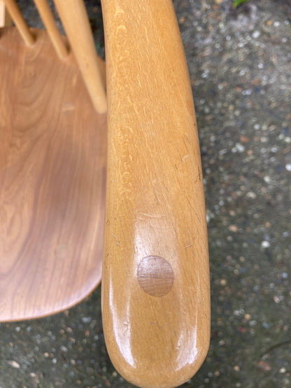 Mid Century Blonde Ercol Quaker Rocking Chair