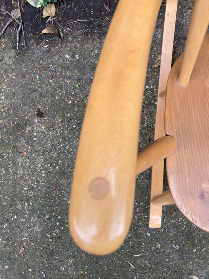 Mid Century Blonde Ercol Quaker Rocking Chair