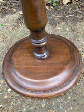 Load image into Gallery viewer, Vintage Mahogany Ashtray Stand Dumb Waiter Candle Holder
