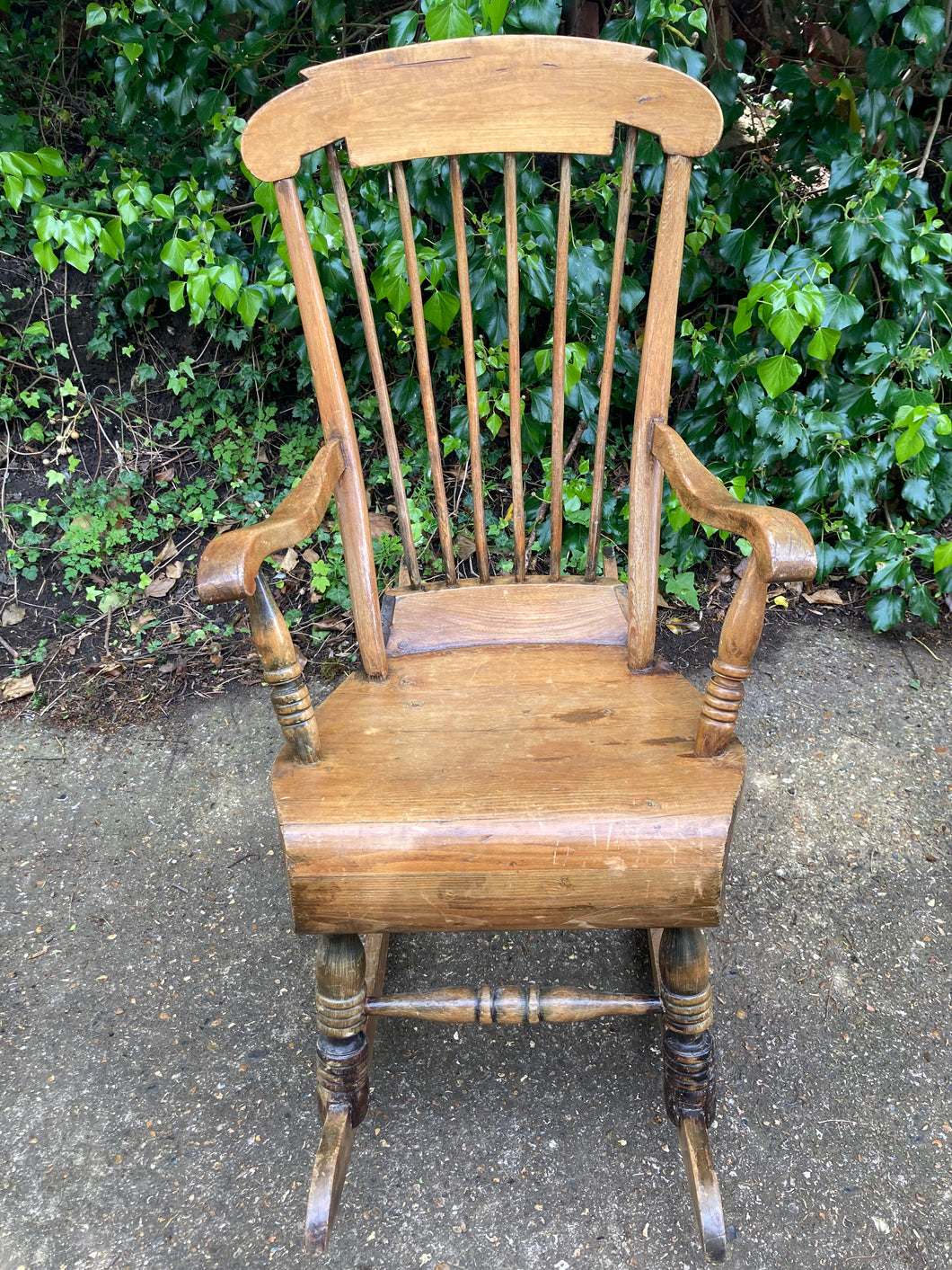 Antique Rustic Rocking Chair