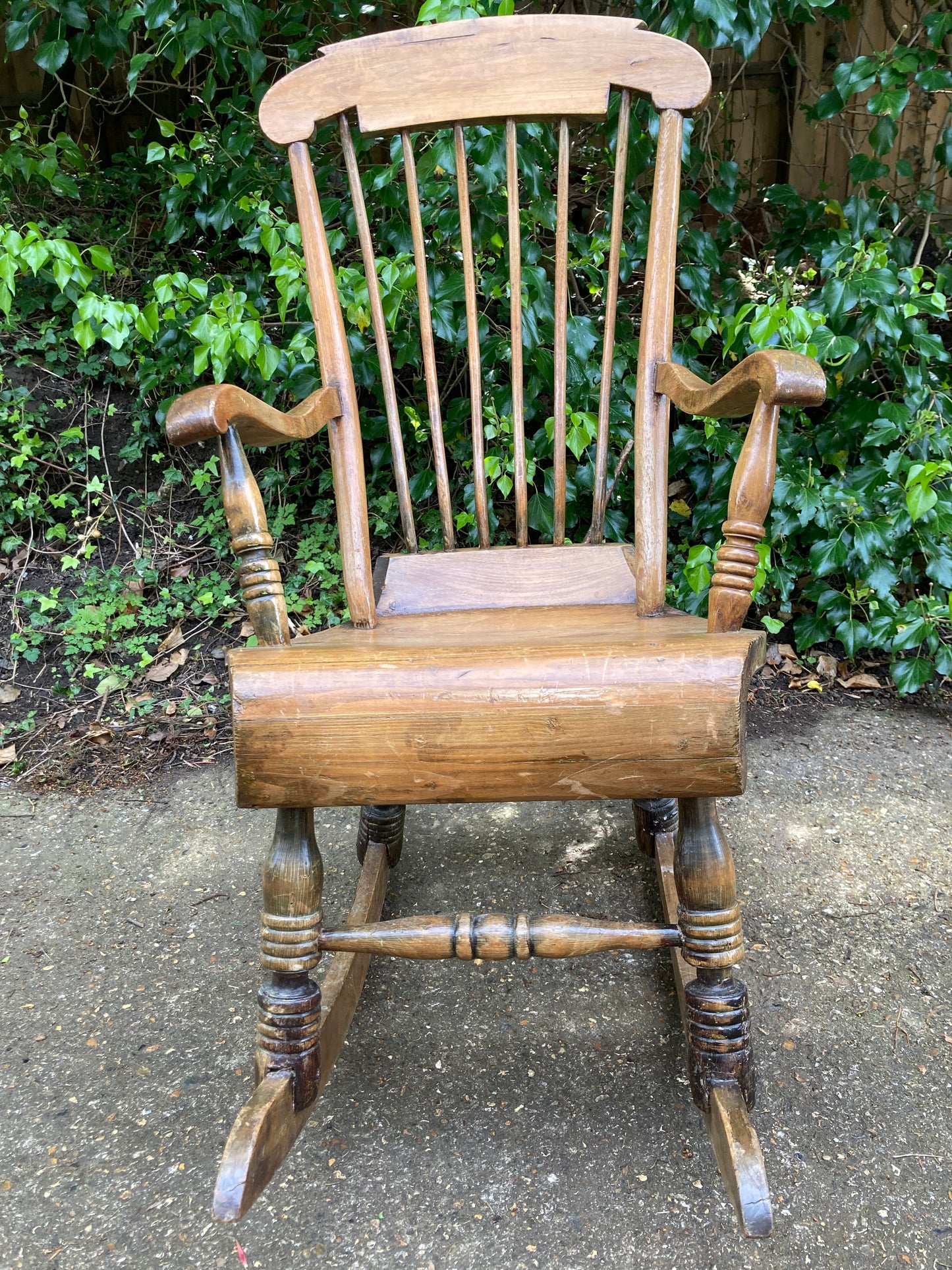 Antique Rustic Rocking Chair