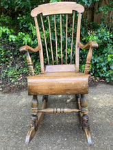 Load image into Gallery viewer, Antique Rustic Rocking Chair
